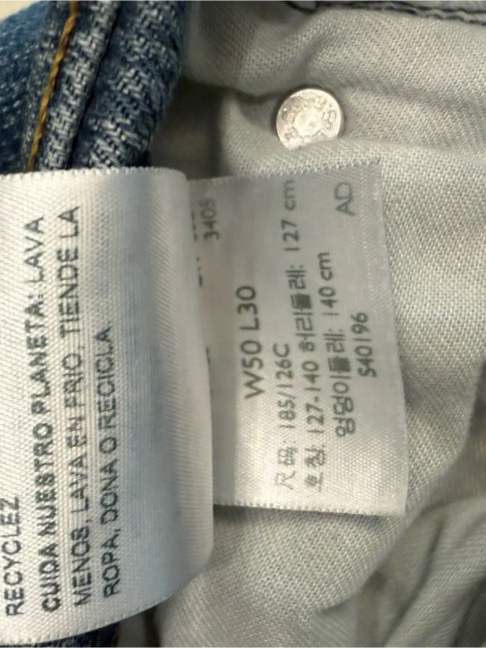 Signature By Levi Strauss And Co. Straight Fit Jeans Size 46X30
